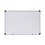 Universal Dry Erase Board, Melamine, 36 x 24, White, Black/Gray Aluminum/Plastic Frame Thumbnail 1