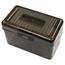 Universal Plastic Index Card Boxes, Holds 400 4 x 6 Cards, 6.78 x 4.25 x 4.5, Translucent Black Thumbnail 1
