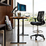 Vari® Electric Standing Desk, 60" x 30", Reclaimed Wood Thumbnail 2