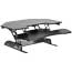 Vari® Cube Corner® 36 Height-Adjustable Standing Desk for Corner Spaces, Black Thumbnail 6
