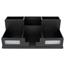 Victor® Midnight Black Desk Organizer with Smartphone Holder, 10 1/2 x 5 1/2 x 4, Wood Thumbnail 3