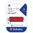 Verbatim® Store 'n' Go USB 2.0 Flash Drive, 4 GB, Red Thumbnail 1