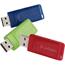 Verbatim® Store 'n' Go USB 2.0 Flash Drive, 8 GB, Red/Green/Blue, 3/PK Thumbnail 1