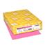 Astrobrights Colored Paper, 24 lb, 8.5" x 11", Pulsar Pink, 500 Sheets/Ream Thumbnail 1
