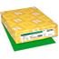 Astrobrights Colored Cardstock, 8.5" x 11", 65 lb, Gamm Green, 250 Sheets/PK Thumbnail 1