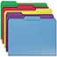 W.B. Mason Co. File Folders, 1/3 Cut Single-Ply Top Tab, Letter, Assorted, 100/BX Thumbnail 2