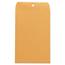 W.B. Mason Co. Kraft Clasp Envelope, 28 lb., #55, 6" x 9", Brown Kraft, 100/BX Thumbnail 1