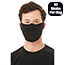 W.B. Mason Co. Contoured Fabric Face Mask, Black, 7oz, 50/BG Thumbnail 1