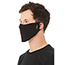 W.B. Mason Co. Contoured Fabric Face Mask, Black, 7oz, 50/BG Thumbnail 2