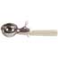 Winco® Size 10 Ice Cream Disher, One Piece Handle, Ivory Thumbnail 1