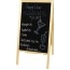 Winco® Natural Wood A Frame Marker Board, 39"H  x 20 3/8"L x 2"W Thumbnail 1