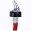 Winco® 1 oz Measured Pourer, Red Tail Thumbnail 1