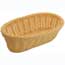 Winco® Poly Woven Baskets, Oblong, 9" x 4-1/2" x 3", Natural, 6pcs/pk Thumbnail 1