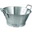 Winco® 16 Quart Colander with Handles and Base, Heavy-Duty, Stainless Steel Thumbnail 1