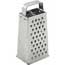Winco® Stainless Steel Tapered Box Grater, 4" x 3" x 9" Thumbnail 1