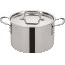 Winco® Tri-Gen™ Tri-Ply Stainless Steel Stock Pot with Cover, 6 qt. Thumbnail 1