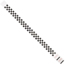 W.B. Mason Co. Tyvek Wristbands, 3/4" x 10", Checkerboard, Black/White, 500/CS Thumbnail 1