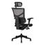 X-Chair X1 Elemax Cooling Heating and Massage Task Chair with Headrest, Black Thumbnail 4