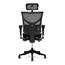 X-Chair X1 Elemax Cooling Heating and Massage Task Chair with Headrest, Black Thumbnail 5