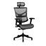 X-Chair X1 Elemax Cooling Heating and Massage Task Chair with Headrest, Grey Thumbnail 2