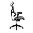 X-Chair X1 Elemax Cooling Heating and Massage Task Chair with Headrest, Grey Thumbnail 3