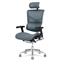 X-Chair X3 Elemax Cooling Heating and Massage Management Chair with Headrest, Grey Thumbnail 8