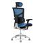 X-Chair X3 Elemax Cooling Heating and Massage Management Chair with Headrest, Blue Thumbnail 4