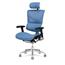 X-Chair X3 Elemax Cooling Heating and Massage Management Chair with Headrest, Blue Thumbnail 8
