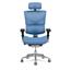 X-Chair X3 Elemax Cooling Heating and Massage Management Chair with Headrest, Blue Thumbnail 1