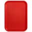 Winco® Fast Food Tray, 14" x 18", Red Thumbnail 1