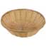 Winco® Poly Woven Baskets, Round, 9" x 2-3/4", Natural Thumbnail 1