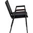 Flash Furniture HERCULES Series Heavy Duty Stack Chair with Arms, Vinyl, Black Thumbnail 6