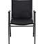 Flash Furniture HERCULES Series Heavy Duty Stack Chair with Arms, Vinyl, Black Thumbnail 4