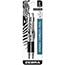 Zebra® F-301 Retractable Ballpoint Pen, Black Ink, Fine, 2/Pack Thumbnail 1