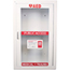 ZOLL® Wall Cabinet for AED and COMPREHENSIVE or MOBILE Rescue System, Combination, Alarmed, XL, White Thumbnail 1