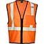 ML Kishigo® Single Pocket Zipper Mesh Vest, Orange, L/XL Thumbnail 1
