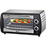 Avanti Toaster Oven, 0.3 cu ft Capacity, Stainless Steel/Black, 15" W x 10 1/2" D x 8 1/4" H, 110 V Thumbnail 1