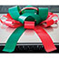 Auto Supplies JUM-BOW Magnetic Car Bow, Vinyl, Red and Green, 30" Thumbnail 1
