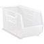 Quantum® Storage Systems Ultra Stack & Hang Bins, 18", x 8-1/4" x 9", Clear Thumbnail 1